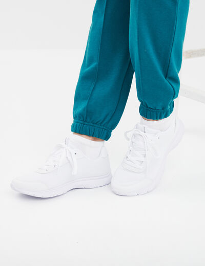 Baskets running Run-Up blanc femme