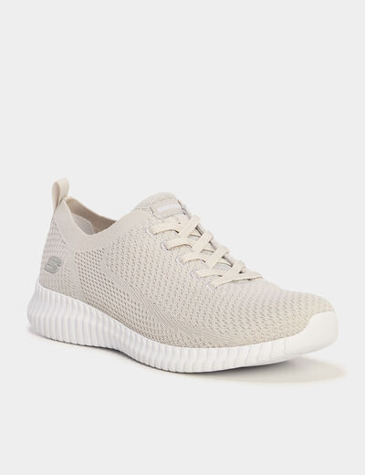 Baskets running semelles mémoire forme gris femme