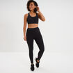 Legging de sport taille haute noir femme