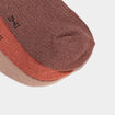 Lot 5 paires chaussettes c&ocirc;tel&eacute;es marron fonc&eacute; femme