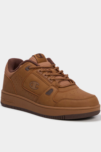 Baskets &agrave; lacets Champion RD18 COMB camel homme
