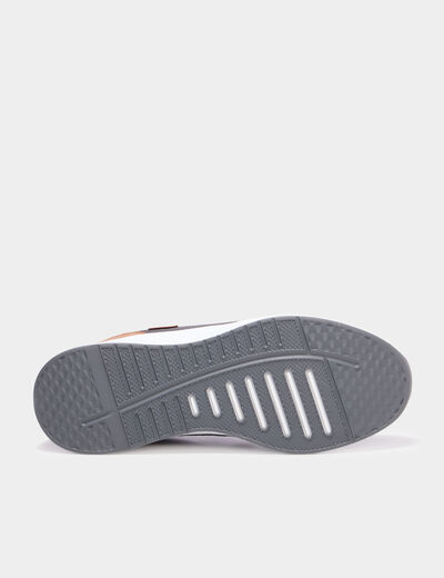 Baskets semelles &eacute;paisses gris homme