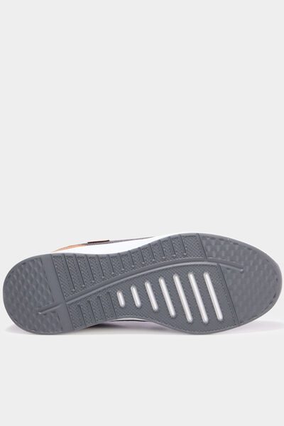 Baskets semelles &eacute;paisses gris homme