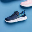 Baskets running &agrave; scratchs bleu gar&ccedil;on