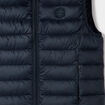 Doudoune l&eacute;g&egrave;re sans manches imperm&eacute;able bleu marine fille