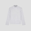 T-shirt coton col roul&eacute; manches longues ecru gar&ccedil;on