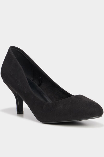 Escarpins &agrave; talons noir femme
