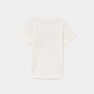 Ensemble pyjama short et t-shirt coton blanc gar&ccedil;on
