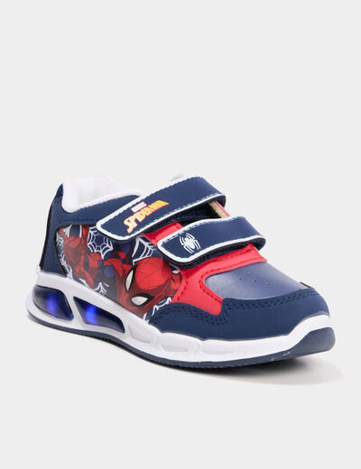 Baskets running lumineuses Spider-Man bleu gar&ccedil;on