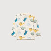 T-shirt manches longues coton ecru b&eacute;b&eacute; gar&ccedil;on