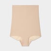Culotte haute gainant beige femme