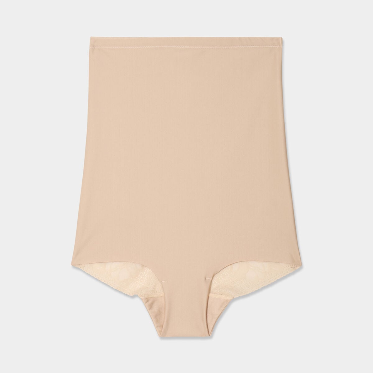 Culotte haute gainant beige femme
