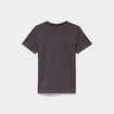 T-shirt en coton manches courtes gris fonc&eacute; gar&ccedil;on