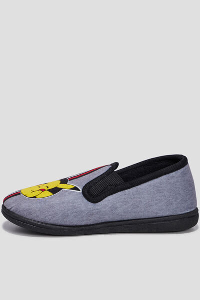 Chaussons Pokémon gris garçon
