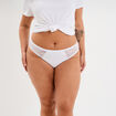 Culotte coton majoritaire blanc femme grande taille