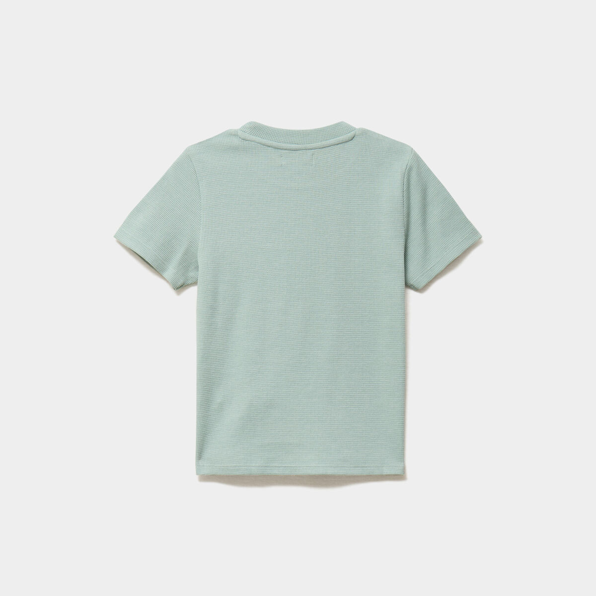 Ensemble pyjama short et t-shirt textur&eacute; vert pastel gar&ccedil;on