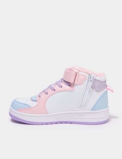 Baskets montantes Les Sisters multicolore fille