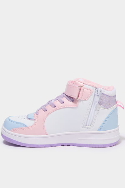 Baskets montantes Les Sisters multicolore fille