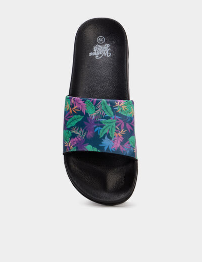 Claquettes de plage multicolore femme