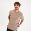 T-shirt slim stretch manches courtes gris homme