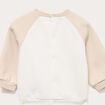 Ensemble 3 pi&egrave;ces avec sweat et pantalon blanc b&eacute;b&eacute;