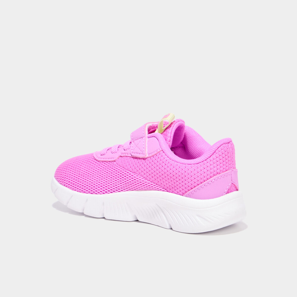 Baskets running scratchs Puma Flexfocus rose framboise fille