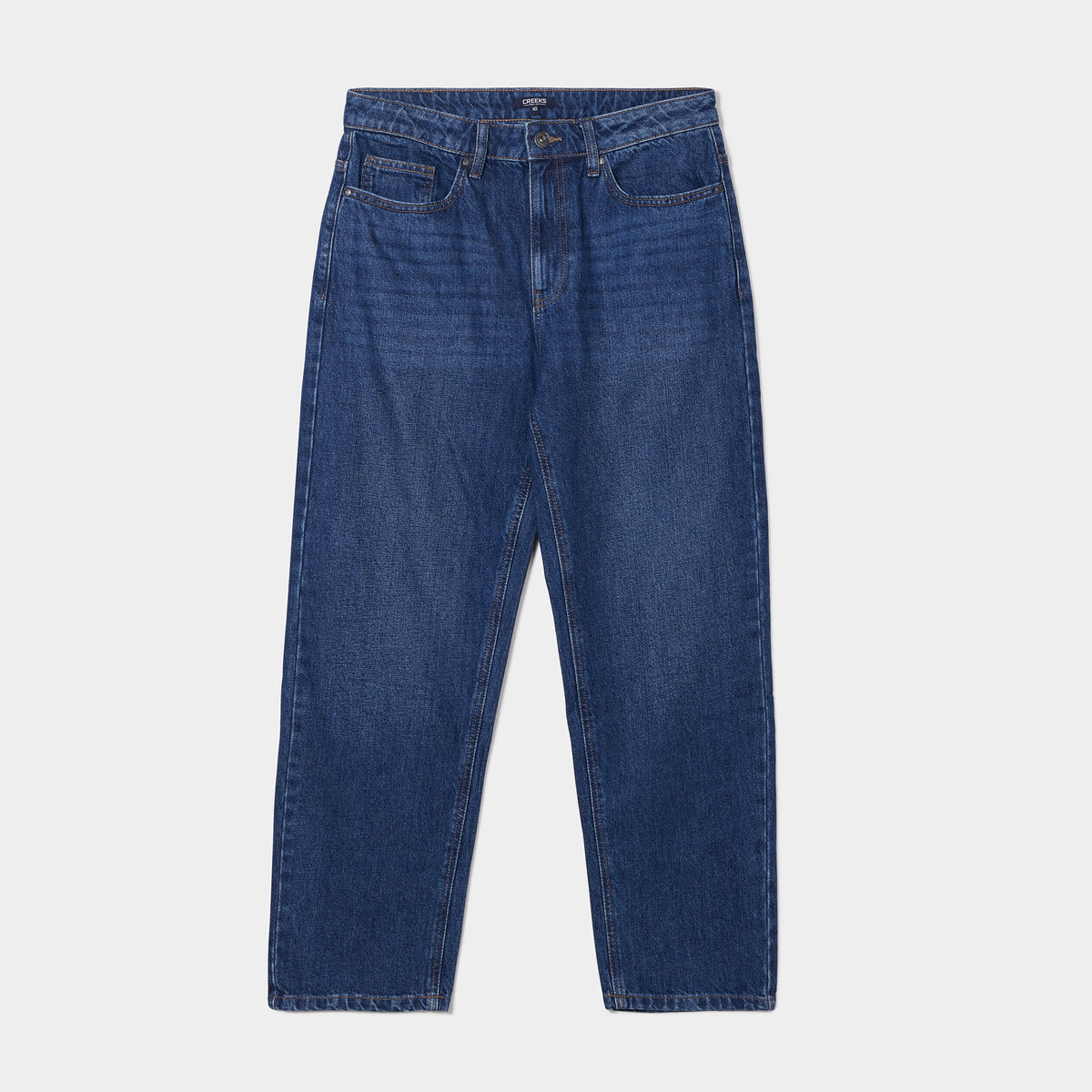Jeans relaxed Creeks denim used homme