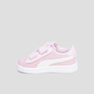 Tennis basses pailletées Puma Smash rose bébé fille