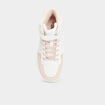 Baskets montantes à scratchs Iconic rose corail fille