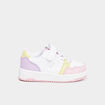Tennis basses &agrave; scratchs multicolore b&eacute;b&eacute; fille