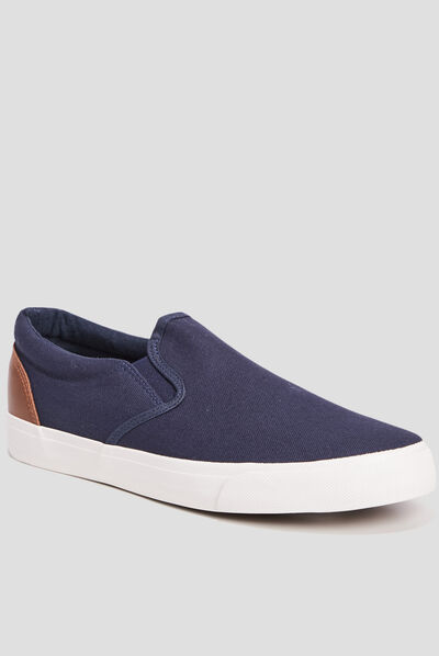 Tennis en toile Creeks bleu marine homme