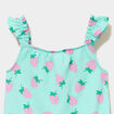 Ensemble 2 pi&egrave;ces d&eacute;bardeur et short bleu turquoise fille