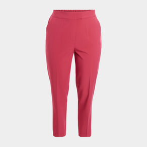 pantalon tailleur carotte rose framboise femmegt Pantalon tailleur carotte rose framboise femme grande taille