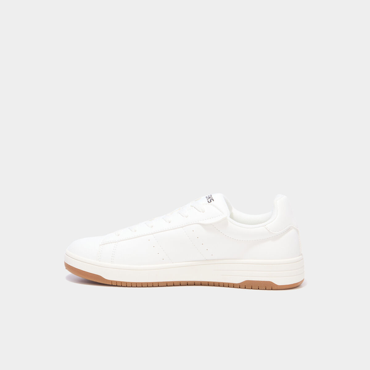 Tennis basses avec lacets blanc homme