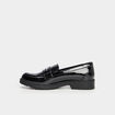 Mocassins vernis semelle crant&eacute;e Liberto noir femme