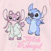Ensemble pyjama 2 pièces coton Stitch rose fille