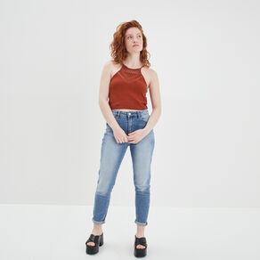 debardeur pull cropped orange fonce femme Débardeur pull cropped orange foncé femme