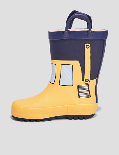 Bottes de pluie jaune garçon