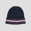 Bonnet bleu marine homme