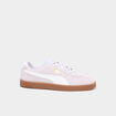 baskets &agrave; lacets en cuir Puma Club II violet femme