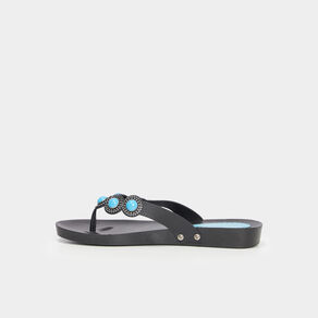 tongs a details bijoux wamea beach noir femme Tongs à détails bijoux Wamea Beach noir femme