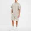 Bermuda de jogging avec poches côtés gris clair homme