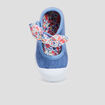 Babies renforc&eacute;es toile semelle souple bleu b&eacute;b&eacute; fille