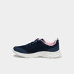 Baskets running &agrave; lacets bleu marine fille