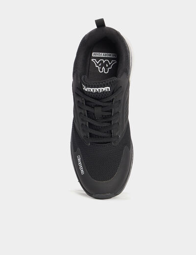 Baskets running à lacets Kappa noir garçon
