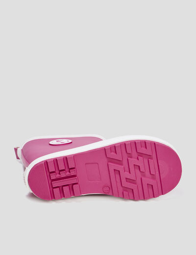 Bottes de pluie Trappeur rose fille
