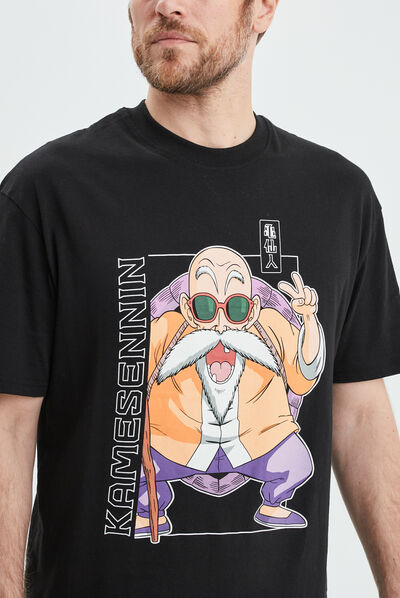 T-shirt Dragon Ball Z Tortue Géniale noir homme