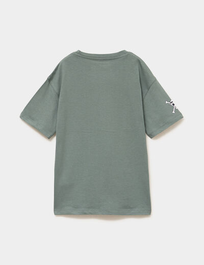 T-shirt manches courtes One Piece vert gar&ccedil;on
