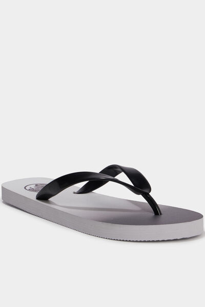 Tongs noir homme