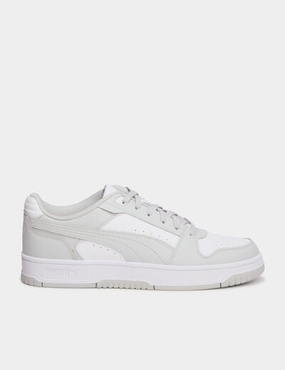Baskets &agrave; lacets Puma Rebound Slam gris clair homme